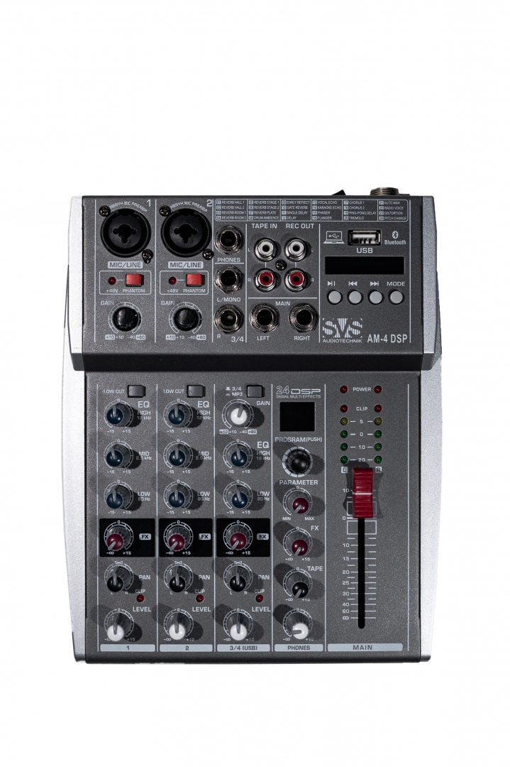 SVS Audiotechnik mixers AM-4 DSP Аналоговый микшерный пульт, 4-канала в Дмитрове