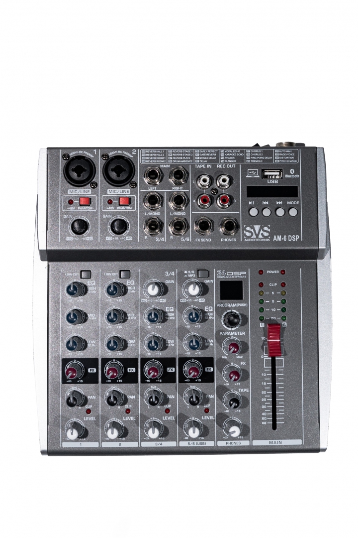 SVS Audiotechnik mixers AM-6 DSP Микшерный пульт аналоговый, 6-канальный SVS Audiotechnik mixers в Дмитрове