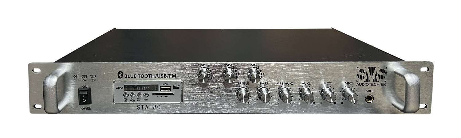 SVS Audiotechnik STA-80 Микшер-усилитель для систем Public Address в Дмитрове